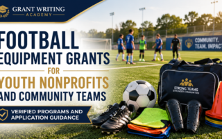 Football Equipment Grants for Youth Nonprofits and Community Teams