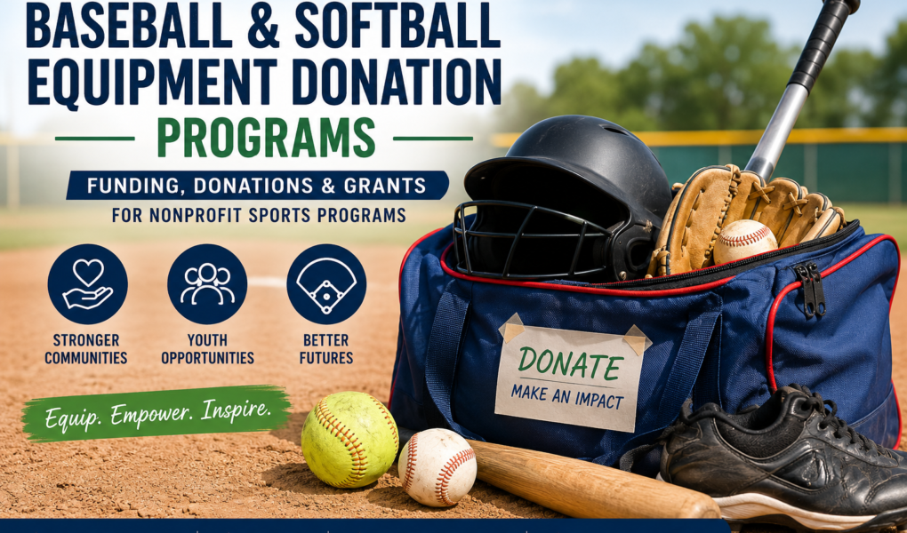 Baseball and Softball Equipment Donations for Nonprofits