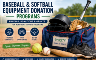 Baseball and Softball Equipment Donations for Nonprofits