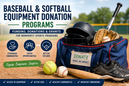 Baseball and Softball Equipment Donations for Nonprofits