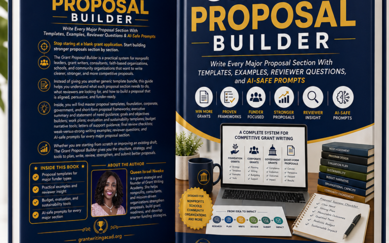 The Grant Proposal Builder: How Nonprofits Can Strengthen Grant Proposals Before the Next Funding Cycle