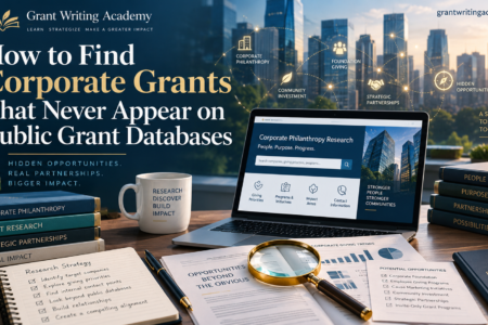 How to Find Corporate Grants That Never Appear on Public Grant Databases